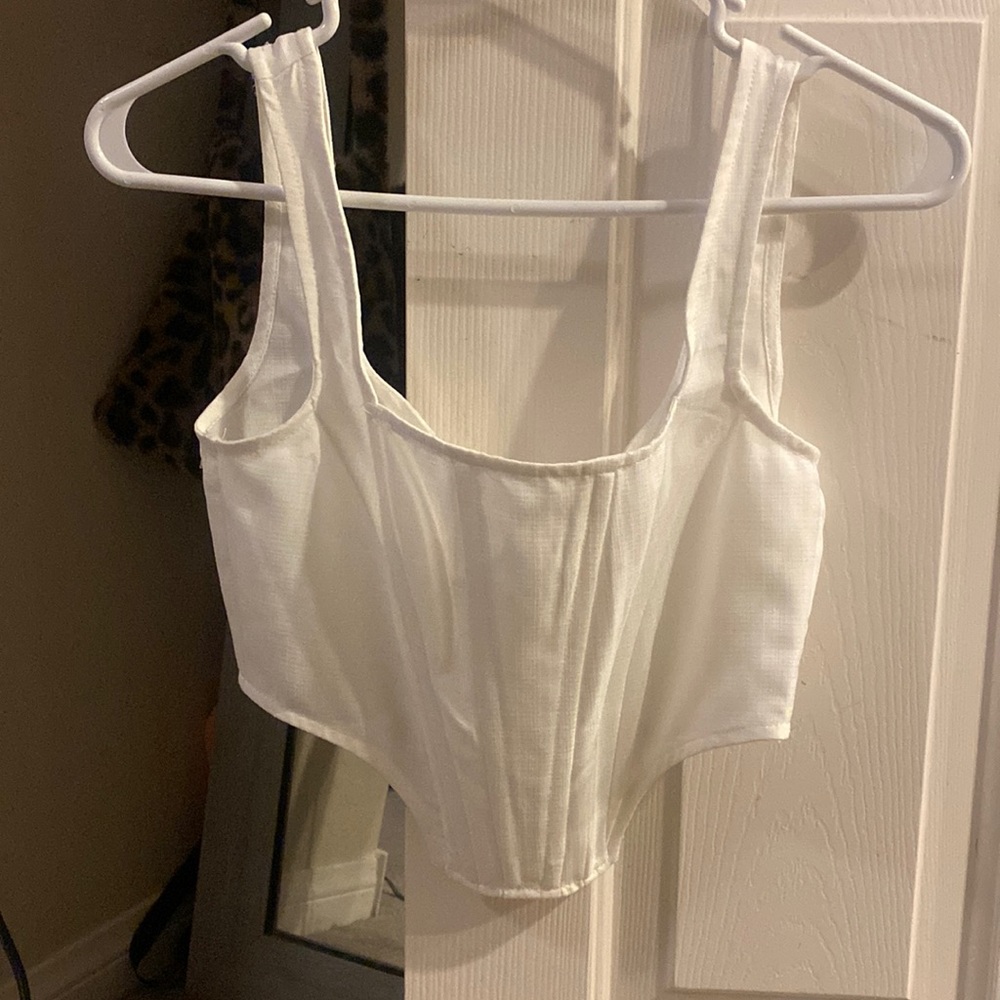 white corset